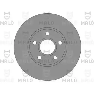 Тормозной диск MALO JB UD8 2492408 1110396 изображение 0