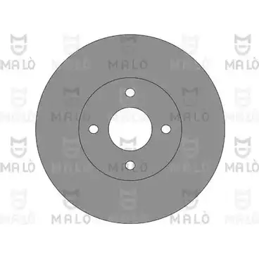 Тормозной диск MALO 1110399 2492411 TY1 VR5D изображение 0