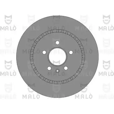 Тормозной диск MALO 1110401 YQ3 MP 2492413 изображение 0