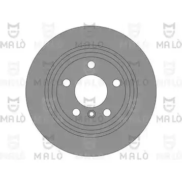 Тормозной диск MALO CLC7 01X 1110410 2492422 изображение 0