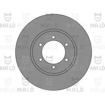 Тормозной диск MALO 1110429 HG XJ68 2492441 изображение 0