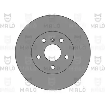 Тормозной диск MALO 2492449 1110437 TV3 37S6 изображение 0