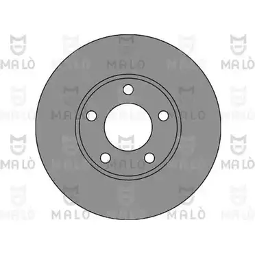 Тормозной диск MALO 1FH CH 1110446 2492458 изображение 0