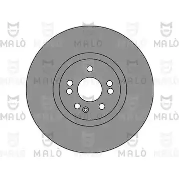 Тормозной диск MALO 2492460 1110448 F1N 4AII изображение 0