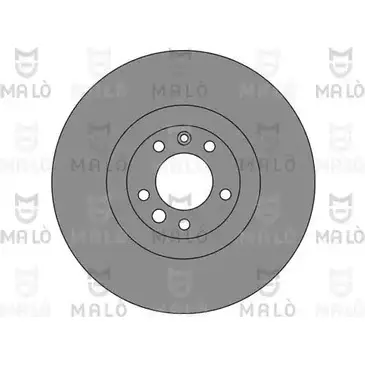Тормозной диск MALO 9PY0Y9 R 1110461 2492473 изображение 0