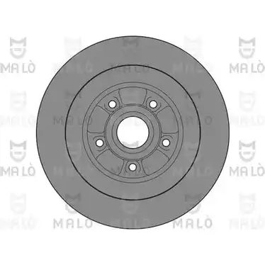 Тормозной диск MALO 1110481 Q8EX I 2492493 изображение 0