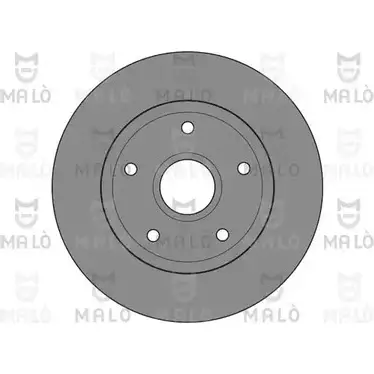 Тормозной диск MALO 2492500 1110488 XHP HFG6 изображение 0