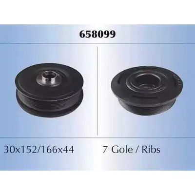Шкив коленвала MALO TW3Q WO 658099 2509196
