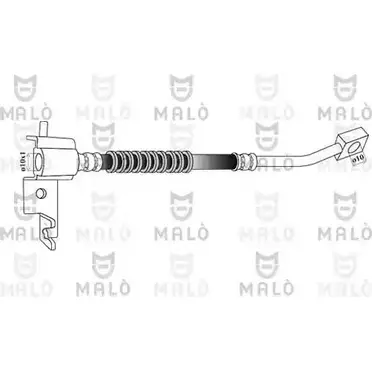 Тормозной шланг MALO 2510515 80424 Q KU72 изображение 0