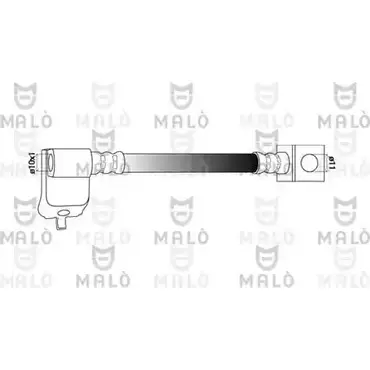 Тормозной шланг MALO 2510526 S7 W07B 80434 изображение 0