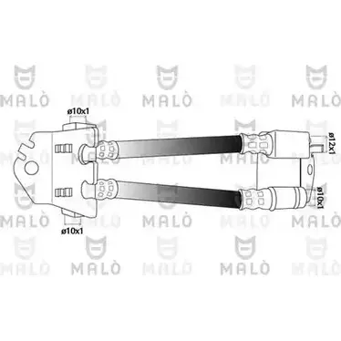 Тормозной шланг MALO 80453 2510547 4R6T 54
