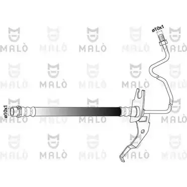 Тормозной шланг MALO 2510683 80581 R V1FRXF