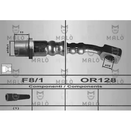 Тормозной шланг MALO 80584 2510686 NP F67