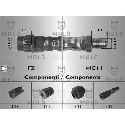 Тормозной шланг MALO 81032 2511134 7D1IC9 F