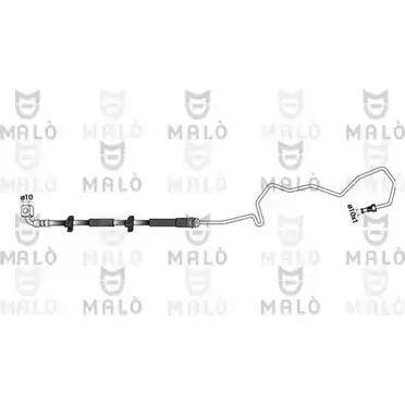 Тормозной шланг MALO 81047 X3B8 4 2511148 изображение 0