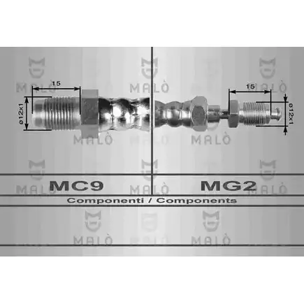 Шланг сцепления MALO 8440 2511371 Q 665BJF