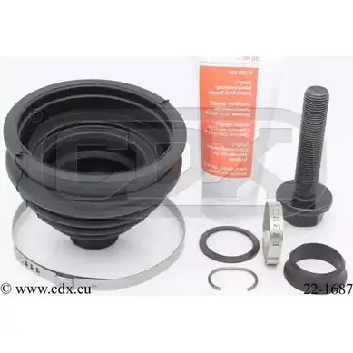 Комплект пылника, приводной вал CDX 2515272 22-1687 S8 8M6 OWBLP