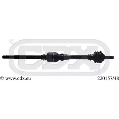 Приводной вал CDX UQTQ38 2515982 220157/48 6PF 81 изображение 0