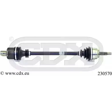 Приводной вал CDX 230570 YGWYYI P 2516125 UW2DH