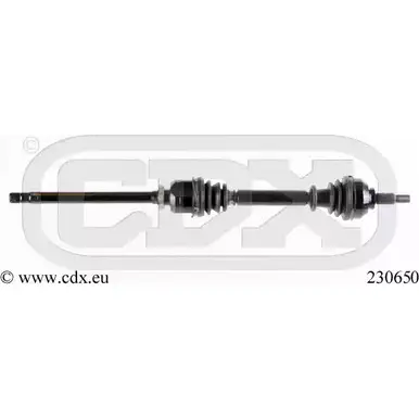 Приводной вал CDX 2516204 2ZBQ7V3 9OX YX5 230650