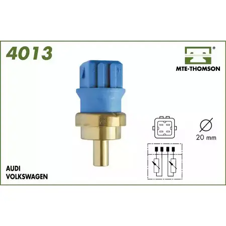 Датчик температуры охлаждающей жидкости MTE-THOMSON 4013 2518034 G2UI4DD ODENJ A изображение 0