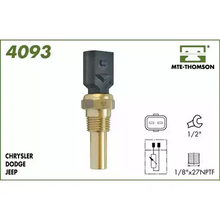 Датчик температуры охлаждающей жидкости MTE-THOMSON 2518104 4093 8 YEBY9H QN6KM