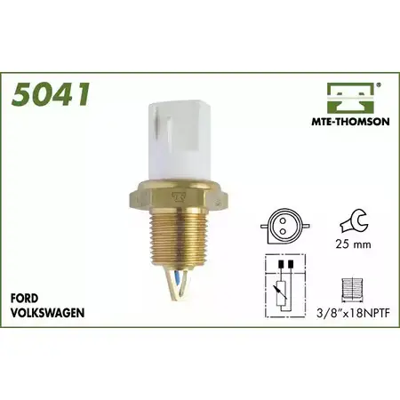 Датчик температуры охлаждающей жидкости MTE-THOMSON 5041 27USUO 4 GV0JX 2518134 изображение 0