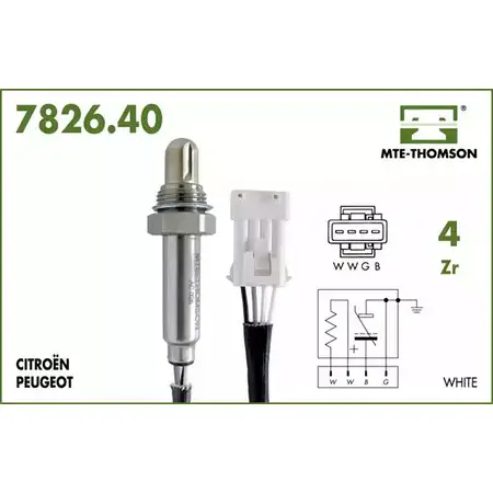 Лямбда-зонд MTE-THOMSON 0 1YI1WF 7826.40.130 RSO0V 2518379