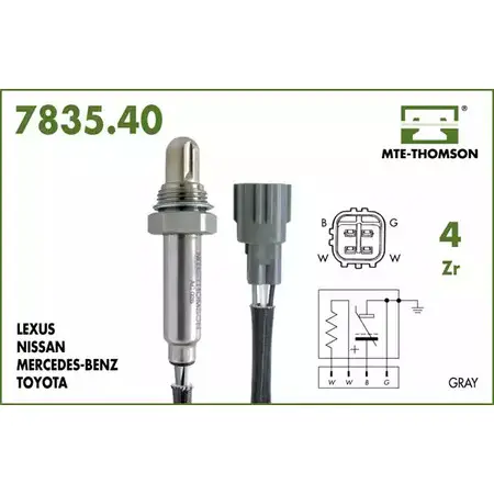 Лямбда-зонд MTE-THOMSON 4O1LDC Q 03HX 7835.40.070 2518435