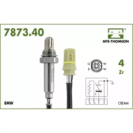 Лямбда-зонд MTE-THOMSON NV P6M 7873.40.080 6JJMPGV 2518636