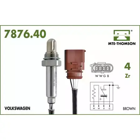 Лямбда-зонд MTE-THOMSON 2518644 6WN04UF 7876.40.062 JR A1I
