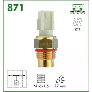 Датчик включения вентилятора радиатора MTE-THOMSON MNGNBW 3 DRXE3 2518869 871 изображение 0