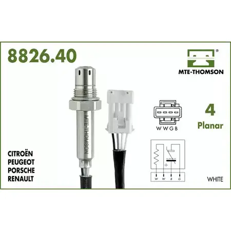 Лямбда-зонд MTE-THOMSON HPYT4J8 M6ZZ 44S 8826.40.150 2518910