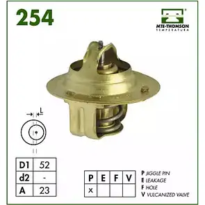 Термостат ож MTE-THOMSON OGYYUUI VT254.88 2519250 5FQ3U D изображение 0