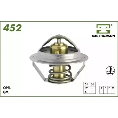 Термостат ож MTE-THOMSON VT452.82 AAFFI 2519449 TN 4PP изображение 0