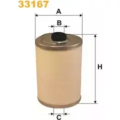 Топливный фильтр WIX FILTERS 4RD IZ 2527954 E27M0O8 33167