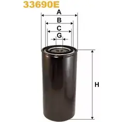 Топливный фильтр WIX FILTERS 33690E 2528277 4X CLF 16ZNI