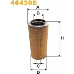 Воздушный фильтр WIX FILTERS R4U2W AW 2529450 H568WU 46430E