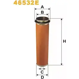 Воздушный фильтр WIX FILTERS E EWS5 OFKT0HJ 46532E 2529540 изображение 0