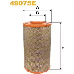 Воздушный фильтр WIX FILTERS 2529939 P2 BBFX 49075E 1UHMI