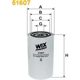 Масляный фильтр WIX FILTERS F4 TAC 51607 2530659 8U0JPC изображение 0