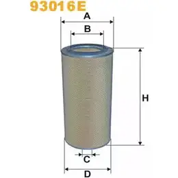 Воздушный фильтр WIX FILTERS VMK PW 2531324 93016E W4C8I