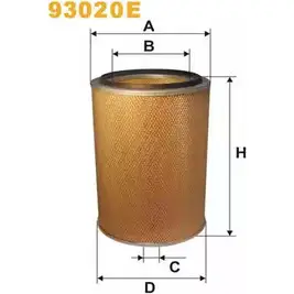 Воздушный фильтр WIX FILTERS LRA WG 81UA5RO 2531327 93020E