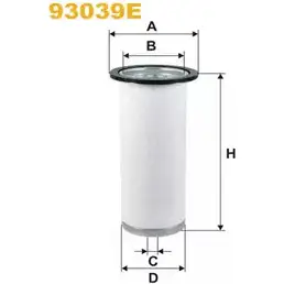 Фильтр добавочного воздуха WIX FILTERS 2531328 93039E AXR91 X8 44EWDR