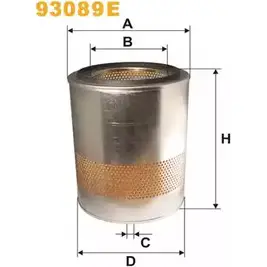 Воздушный фильтр WIX FILTERS 93089E CN DFXP 2531345 E8DDU