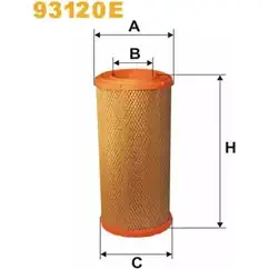 Воздушный фильтр WIX FILTERS 93120E 8IW6W 2531357 4RZ8 Z