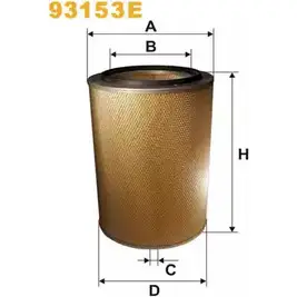 Воздушный фильтр WIX FILTERS 93153E 2531368 FDL FZ KOJL7