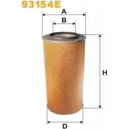 Воздушный фильтр WIX FILTERS 2531369 93154E K QJXGC B8YOXAJ
