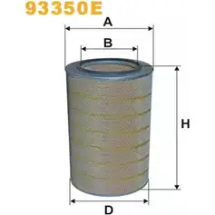 Воздушный фильтр WIX FILTERS 2531453 93350E SEDKQ Q MQ1V7