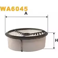 Воздушный фильтр WIX FILTERS WA6045 AR2V3 8HV Z4JX 2531608